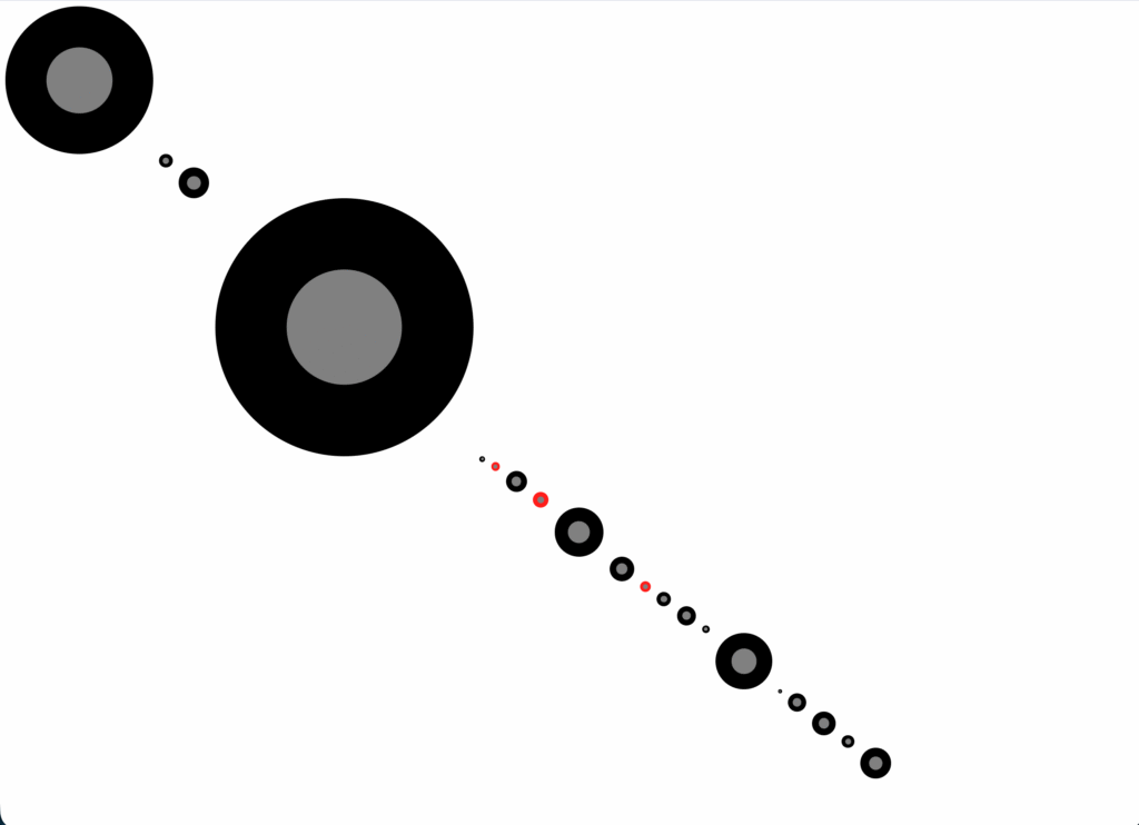 Final exercise result showing asteroid data displayed on webpage
