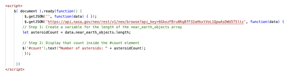 Asteroid function