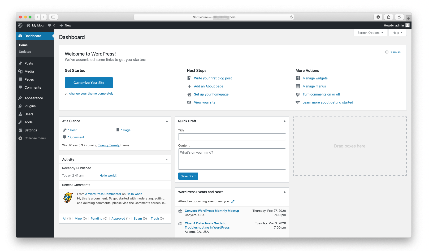 WordPress Starter Steps – Web Dev