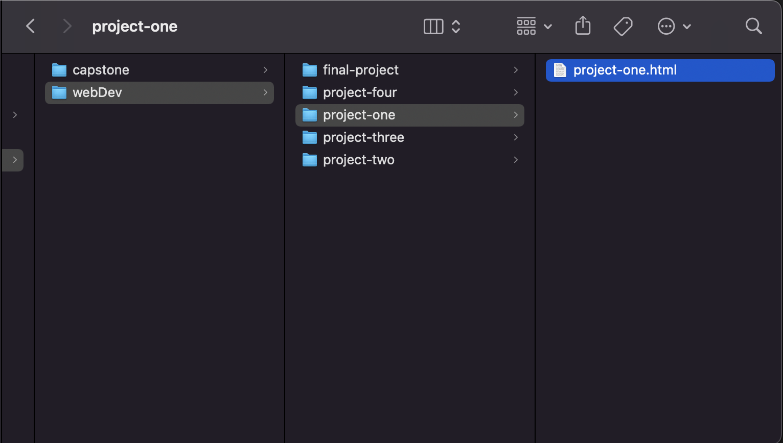 Homepages and Course File Structure – Web Dev
