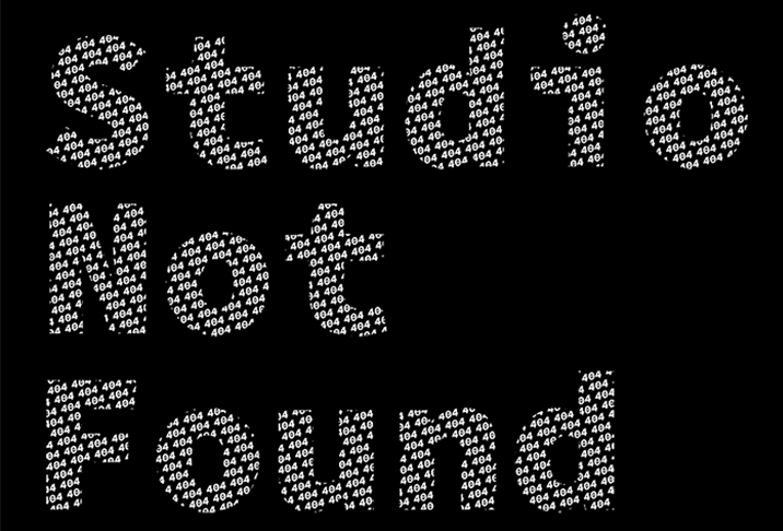 Launching Soon: 404, Studio Not Found