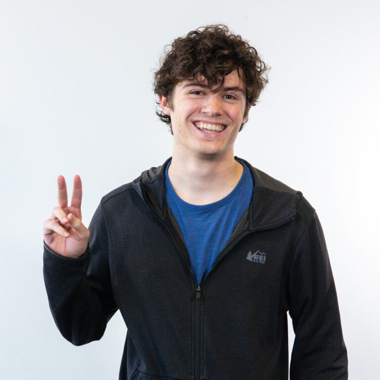 Nicolas Bray smiling at the camera