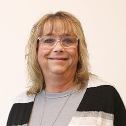 Barbara Bond smiling at the camera