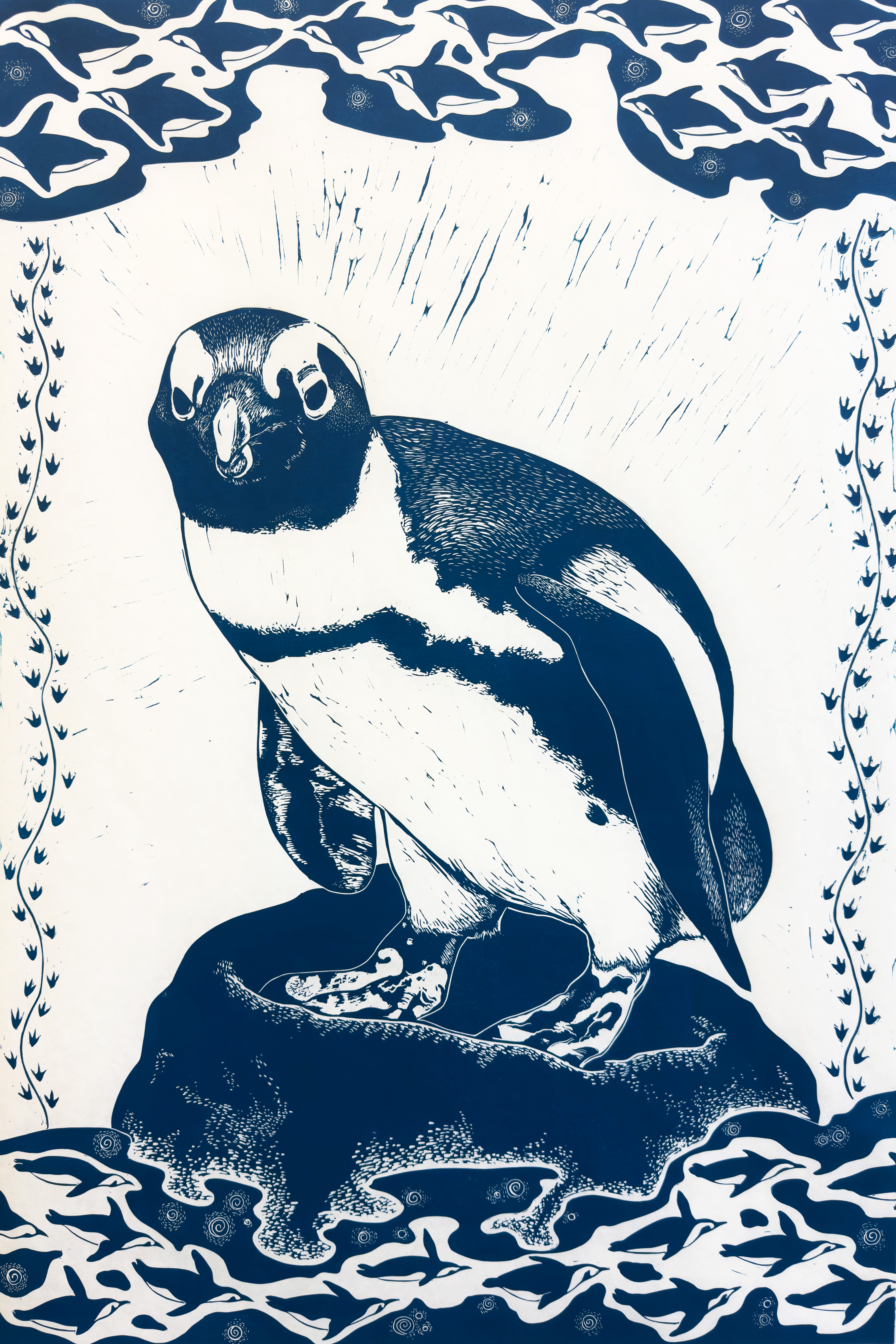 Olive Roberts Penguin Spark Poster