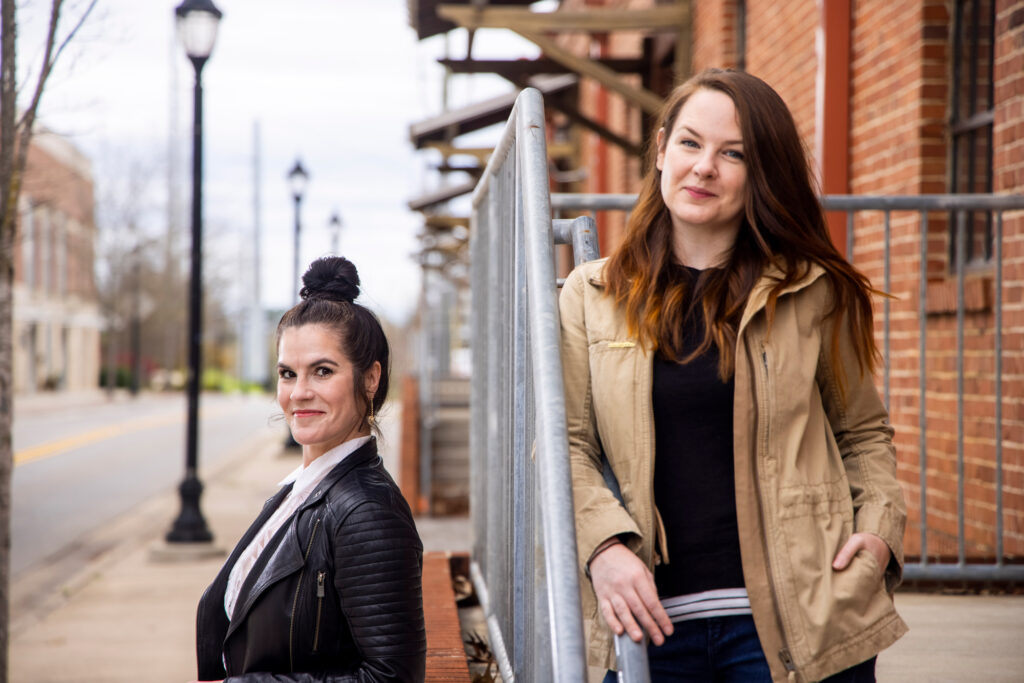 Cristen Conger and Caroline Ervin TED UGA Today news banner