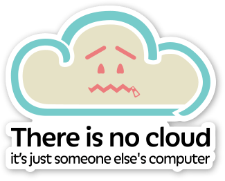 Cloud sticker by Chris Watterson